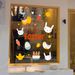 Easter Decoration Mall Shop Displays, Bunny Egg Electrostatic Stickers For Glass Doors And Window Decorations_desvips.com