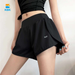 Sports Shorts Fake Two Pieces Anti-light Fitness High-waisted Yoga Pants Three-point Breathable Running Summer Breathable And Comfortable_desvips.com