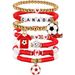 2026 USA-Canada-Mexico World Cup Soccer Soccer Bracelet Set_desvips.com