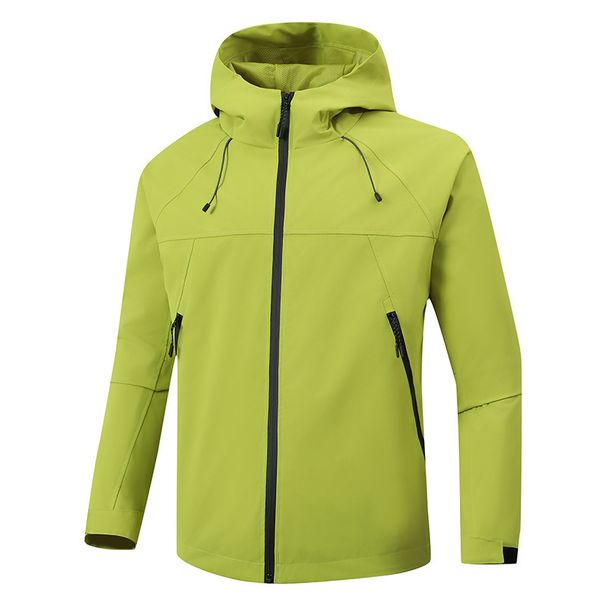 Unisex Lightweight Waterproof Windbreaker Jacket For Hiking & Outdoor Activities - Breathable, Durable & All-Season Wear (Multiple Colors)_desvips.com