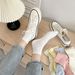 Postpartum Spring And Autumn, Thin, Seamless, Mid-calf, Loose-top, Solid Color Cotton Socks For Pregnant Women_desvips.com
