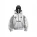 New Trendy Brand Unisex Hoodie Double Hood Design Fashionable Spring Autumn Sweatshirt Loose Fit_desvips.com