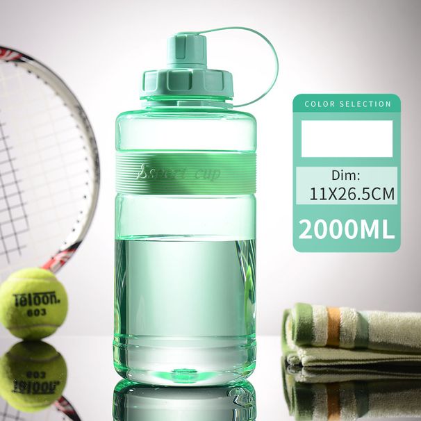 Water bottle Large capacity straw cup Student plastic cup_desvips.com
