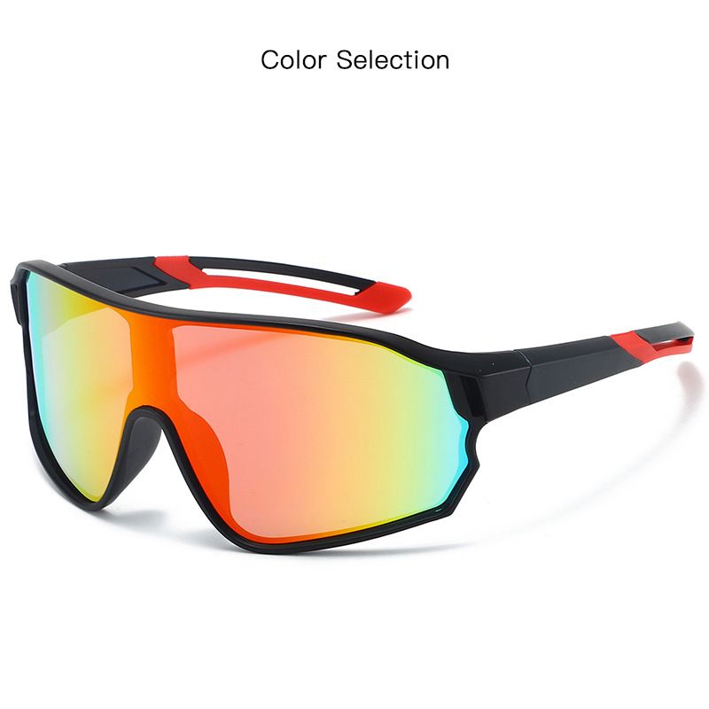 New Outdoor Cycling Sunglasses Bicycle Windproof Sunglasses Colorful Lens Sunshade Sports Sunglasses_desvips.com