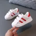 Children's Kids Fashion Design White Non-slip Casual Shoes For Boys Girls Hook Breathable Sneakers Toddler Outdoor Shoe_desvips.com