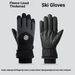 Unisex Winter Ski Gloves – Touchscreen, Thermal Fleece-Lined For Snowboarding, Cycling & Hiking (One Size, Black/White/Grey/Blue/Pink/Purple)_desvips.com