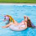 Unicorn Inflatable Pool Float Giant Ride On Swimming Ring For Adults Teens Fun Water Toy For Beach Pool Parties Summer Vacation_desvips.com