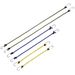 6-Piece Set Of Rubber Bungee Cords With Carabiner Hooks For Securing Cargo_desvips.com