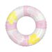 Vintage Floral Inflatable Pool Float For Women - Thickened Eco-Friendly PVC Swim Ring (Retro Design Non-Toxic Includes Repair Patch & Storage Bag)_desvips.com