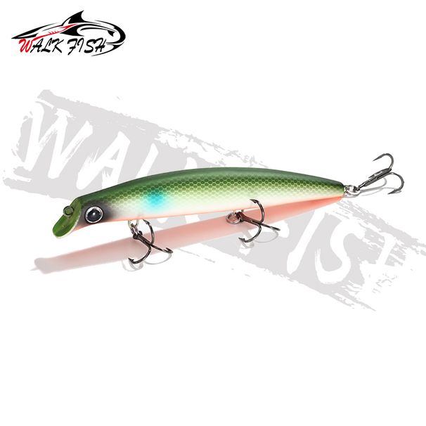 WALK FISH 12cm 15g Pencil Fishing Lure Topwater Popper 3 Treble Hooks Slow-sinking Fishing Gear Artificial Bait Sea Bass Trout_desvips.com