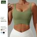 Oasis Cross-Border New Yoga Wear Vest For Women, Push-Up Shockproof Running Bra, Elastic Tight-Fitting Sports Bra_desvips.com