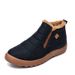 Ski Boots Cotton Shoes For Women Winter New Style High Top Warm Plus Velvet Thickened Snow Boots Umbrella Cloth Large Size Cotton Boots_desvips.com