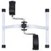 Compact Mini Exercise Bike - Portable Arm & Leg Toner For Home Use - Multi-Level Resistance - Black + Silver_desvips.com