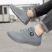 Classic Black Wide Toe Rotary Buckle Design Men's Walking Shoes Outdoor Non-slip Barefoot Sneakers For Men Big Size 47_desvips.com