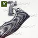 YUOUY Carbon Fiber Handle Slingshot Set With Level Sight & Flat Bands For Outdoor Shooting_desvips.com