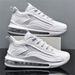 Spring Summer 2027 Fashion Sneakers Jogging Shoes Men Low Top Lace-Up Breathable Thick Sole Non-Slip Air Cushioned Elevated Running Shoes 39-46_desvips.com