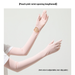 Nylon Ice Silk Long Sun Protection Gloves For Women, UV Protection Sleeves, Summer Long Arm Protectors_desvips.com