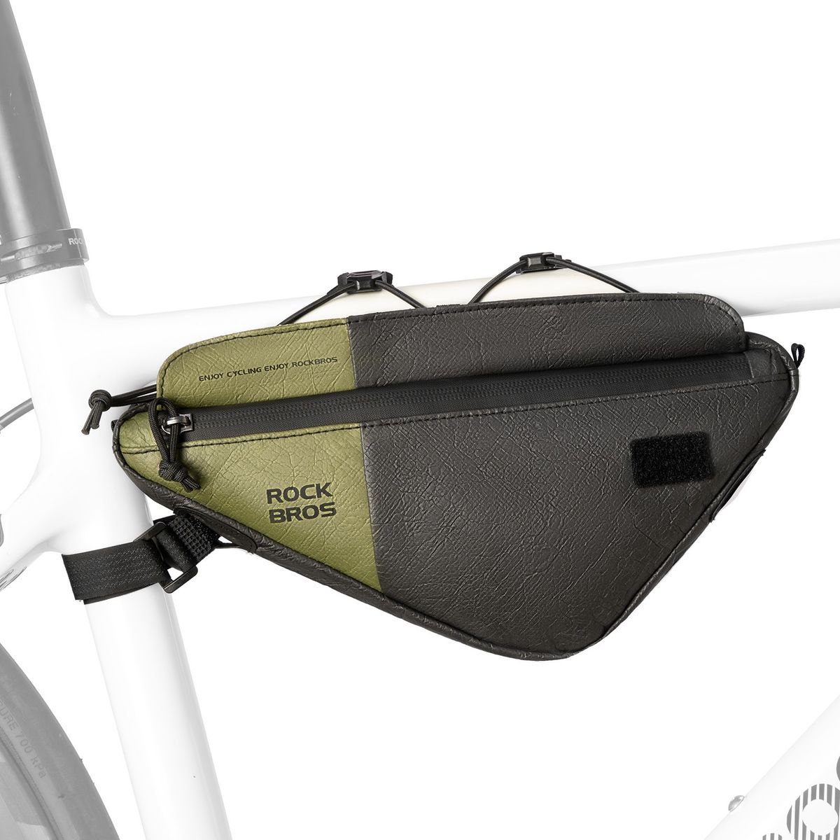 ROCKBROS Frame Bag Ultra-Lightweight Frame Bag Water-Resistant 0.7L Cycling_desvips.com