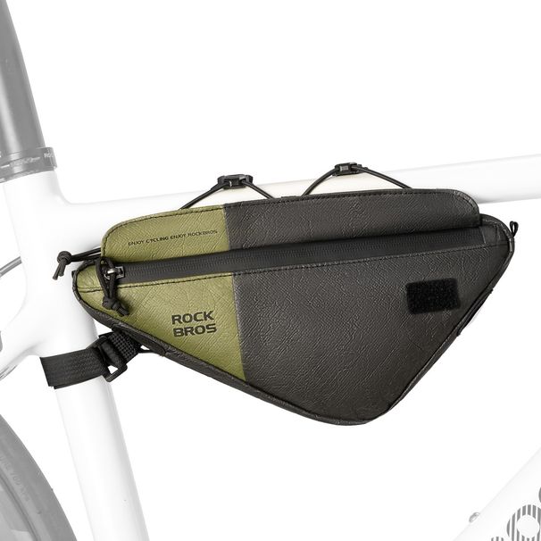 ROCKBROS Frame Bag Ultra-Lightweight Frame Bag Water-Resistant 0.7L Cycling_desvips.com