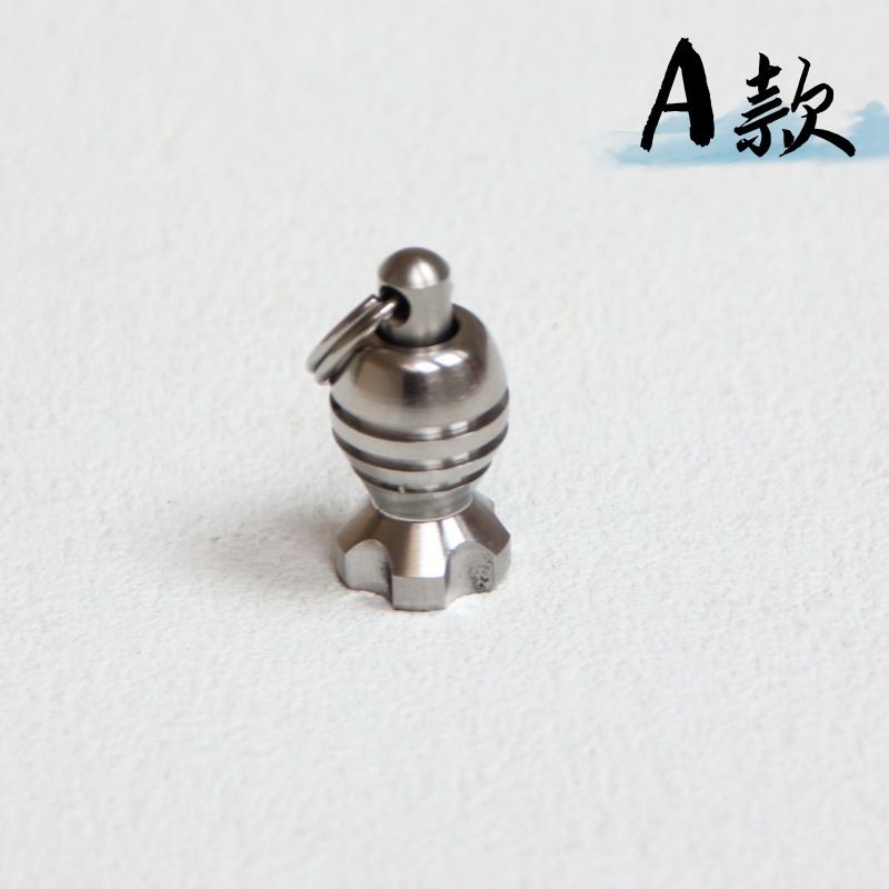 Full Paracord Titanium Alloy Knife Military Fan Accessories, Outdoor Personalized EDC Equipment, Zipper Cross-border_desvips.com