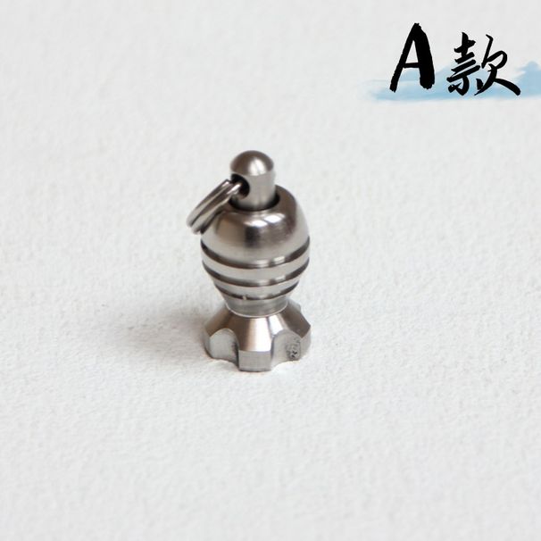 Full Paracord Titanium Alloy Knife Military Fan Accessories, Outdoor Personalized EDC Equipment, Zipper Cross-border_desvips.com