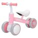 Colorful Lighting Baby Balance Bike Toys For 1st Birthday Gifts, 10-36 Month , No Pedal Four Silence Wheels/ Soft-seat Pre-School First Riding On Toys_desvips.com