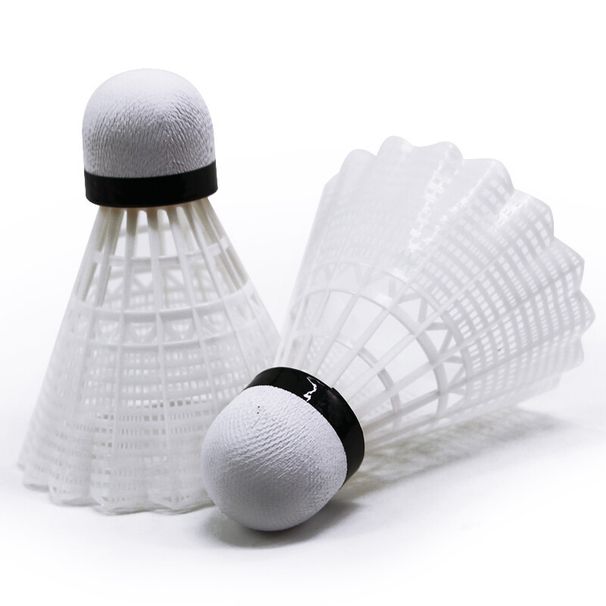 Red Double Happiness DHS Nylon Badminton Durable Plastic Training Shuttlecocks 6-Pack White EG61 Indoor Soft_desvips.com