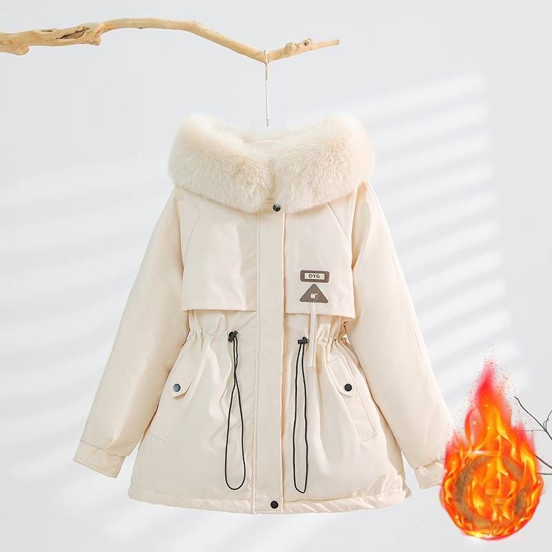 women's clothing new l label thickened winter coats jackets men and women bright winter winter coats couple jackets trendy_desvips.com