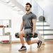 Kit De Mancuernas 30kg 2 En 1 Con Barra De Pesas Mango Antideslizante Para Entrenamiento De Fuerza Verde_desvips.com