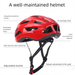 Cycling One-piece Molding Plaid Breathable Casual Outdoor Adult Road Bike Helmet_desvips.com