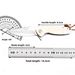 New Model Damascus Folding With Buffalo Bone Handle Pocket Outdoor Portable Survival Fruit Knife_desvips.com