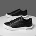 Crocodile European Station New Leather Black Casual Board Versatile Fashion Men's Shoes_desvips.com