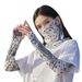 Cycling Face Towel Ice Sleeve Sunscreen Mask To Cover Face Cashew Flower Suit Black Motorcycle Sunscreen Mask Takeaway Rider Hot_desvips.com