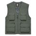 Men's Outdoor Vest, New Style, Multi Pocket, Quick Drying, Thin, Suitable For Fishing, Hiking, And Photography; Logo Compatible Vest._desvips.com