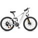 Samebike XD26-II Electric Bike For Adults 750W 26 Inch Electric Mountain Bike Full Suspension,48V 14Ah Battery_desvips.com