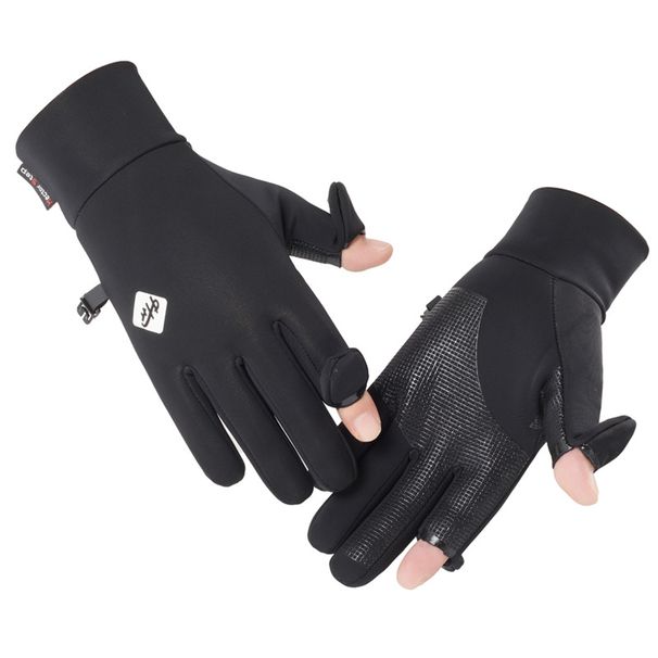 Winter Cycling Men, Non-slip, Fleece-lined, Warm, Touch-screen, Cross-border, Water-resistant Skiing Gloves For Women_desvips.com