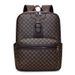 European And American Retro Fashion Backpack, Trendy Plaid Backpack For Men And Women, Popular Cross-border Business Laptop Bag_desvips.com