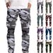 Four Season Loose Straight Camouflage Workwear Casual With Multiple Pockets Youth Sports Men's Pants_desvips.com