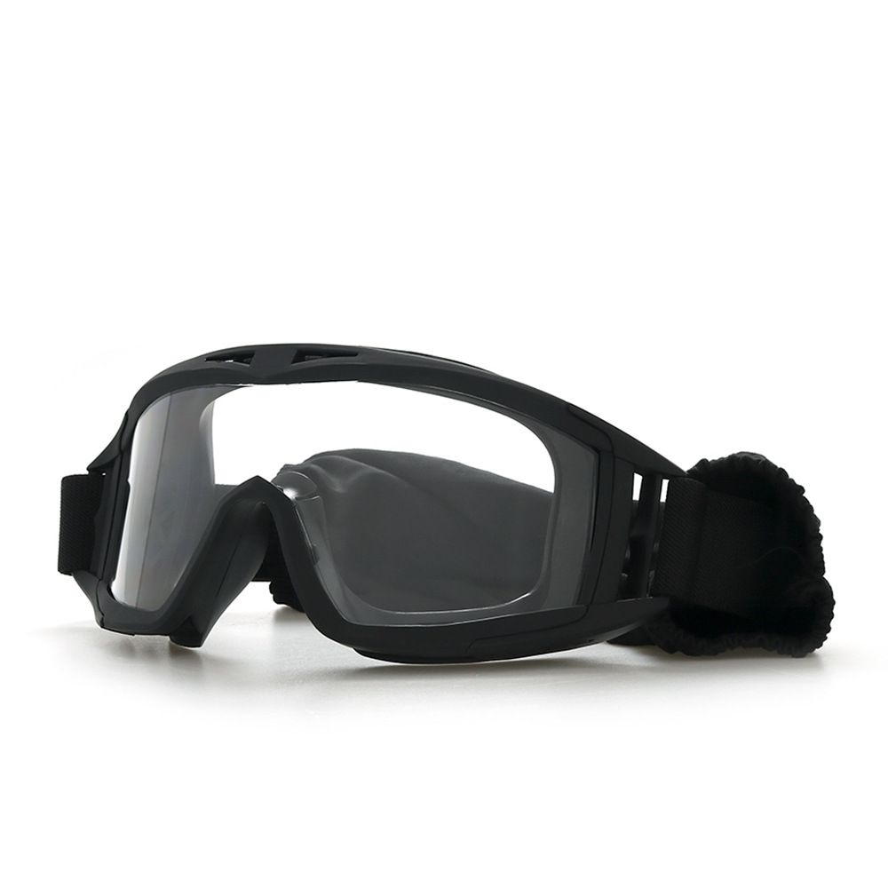 Sports Eyewears Tactical Goggles With Superior Anti Fog Feature Durable Frame Crystal Clear Lenses_desvips.com
