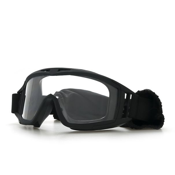 Sports Eyewears Tactical Goggles With Superior Anti Fog Feature Durable Frame Crystal Clear Lenses_desvips.com