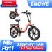 Hillmiles MilePort 1 20'' Folding Electric Bike 250W Electric Bicycle For Adults With 36 V 13 Ah Removable Battery_desvips.com