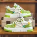Fashion Green Platform Vulcanized Canvas Man Lace-up Skateboard Shoes Low Top Tennis Casual Sneakers Men 240704_desvips.com