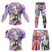 Printed Breathable Quick-drying Brazilian Jiu-Jitsu Anti-abrasion Suit MMA MMA Tights Four-piece Set_desvips.com