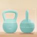 Kettlebell 6 Kg Haltère Avec Poignée Antidérapante Pour Fitness Musculation Cardio, 19 X 19 X 28 Cm Vert_desvips.com
