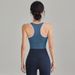 Women's Large Size New Running Training Fitness Pilates Yoga Suit With Chest Pad_desvips.com