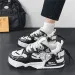 Casual Breathable Black White Green Lace-up Jogging Tennis Gym Mesh Walking Shoes_desvips.com