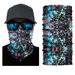 LazyZoom Outdoor Colorful Printed Flowing Watercolor Magic Headscarf Multi-purpose Sports Mask Cycling Headgear_desvips.com