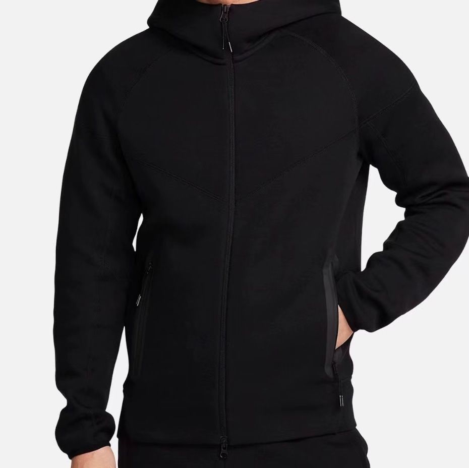 2025 Men Sports Casual Training Windproof Spring Autumn New Knitted Fitness Hooded Jacket Fb7922_desvips.com