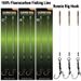 6PCS/10PCS Ronnie Rig 3 Styles Carp Rigs 4 Hook Sizes: 2#, 4#, 6#, 8# - Fluorocarbon Fishing Line, Quick Change Swivel & Bait Sc_desvips.com