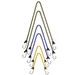 6-Piece Rubber Bungee Cord Set With Carabiner Hooks For Cargo Securing_desvips.com